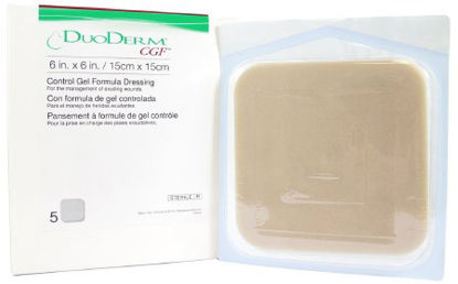 Picture of Hydrocolloid Dressing DuoDERM® CGF® Border 4 X 5 Inch Triangle Sterile187973
