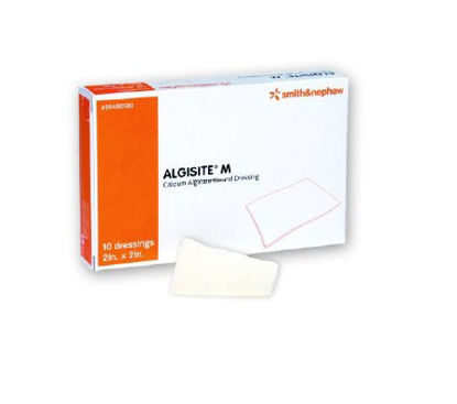 Picture of Calcium Alginate Dressing AlgiSite M 2 X 2 Inch Square Calcium Alginate Sterile59480100