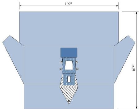 Picture of Obstetrics / Gynecology Drape LAVH Drape 109 W X 107 L Inch Sterile19155