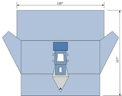 Picture of Obstetrics / Gynecology Drape LAVH Drape 109 W X 107 L Inch Sterile19155