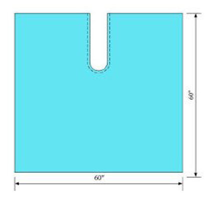 Picture of Surgical Drape Poly Split Drape 60 W X 60 L Inch Sterile19143