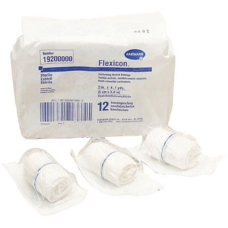 Picture of Conforming Bandage Flexicon® Polyester 1-Ply 2 Inch X 4-1/10 Yard Roll Shape Sterile19200000