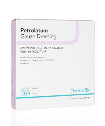 Picture of Impregnated Dressing DermaRite® 3 X 9 Inch Gauze Petrolatum Sterile23390