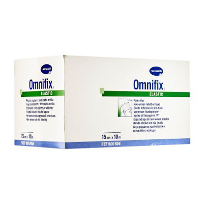 Picture of Dressing Retention Tape with Liner Omnifix® Elastic Skin Friendly Nonwoven 6 Inch X 11 Yard White NonSterile900604