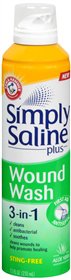 Picture of Wound Wash Simply Saline Plus 7.1 oz. Can Benzethonium Chloride 0.13%02260008557