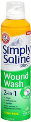 Picture of Wound Wash Simply Saline Plus 7.1 oz. Can Benzethonium Chloride 0.13%02260008557