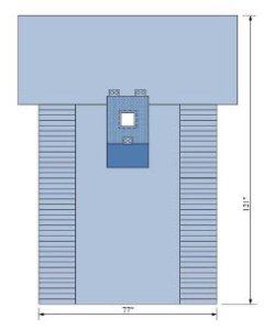 Picture of Abdominal Drape Pediatric Drape with Armboard 77 W X 121 L Inch Sterile19149