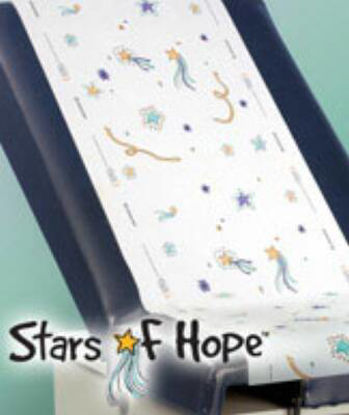 Picture of Table Paper Stars of Hope® 18 Inch White Crepe50168
