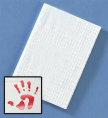 Picture of Table Paper Tiny Tracks™ 14-1/2 Inch Print (Hands) Crepe37239