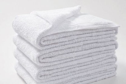 Picture of Bath Towel PerVal 21 X 42 Inch Cotton 90% / Polyester 10% White Reusable40515301