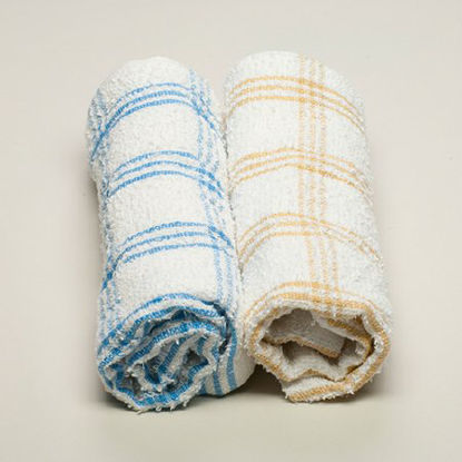 Picture of Kitchen Towel 15 X 24 Inch White / Blue Mist97014134