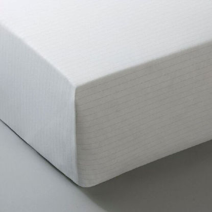 Picture of Bed Sheet DermaTherapy® Fitted 35 X 84 X 11 White Reusable17810500