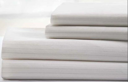 Picture of Bed Sheet DermaTherapy® Fitted 36 X 78 X 16 Inch White Polyester 49.5% / Nylon 49.5% / Carbon 1% Reusable17810300