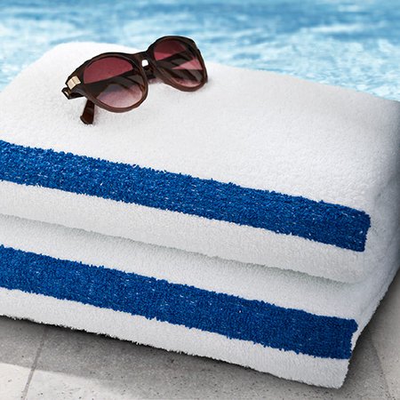 Picture of Pool Towel 20 X 40 Inch White Stripe40976100