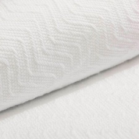 Picture of Bath Blanket PerVal Herringbone 74 X 96 Inch Cotton 50% / Polyester 50%78321400