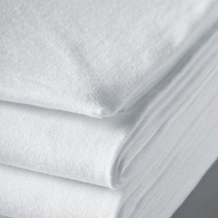 Picture of Bed Sheet Fitted 36 X 82 X 14 Inch White Cotton 55% / Polyester 45% Reusable07273400