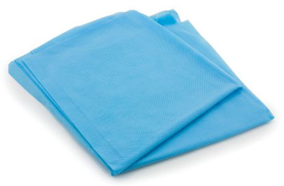 Picture of Stretcher Sheet McKesson Fitted 25 W X 72 L Inch Blue Nonwoven Fabric Disposable18-961