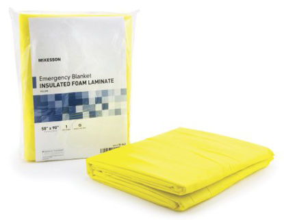 Picture of Rescue Blanket McKesson 58 W X 90 L Inch Foam Isulation / Laminate 0.69 lbs.18-043