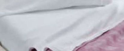 Picture of Bed Sheet Flat 66 X 104 Inch White Reusable20072