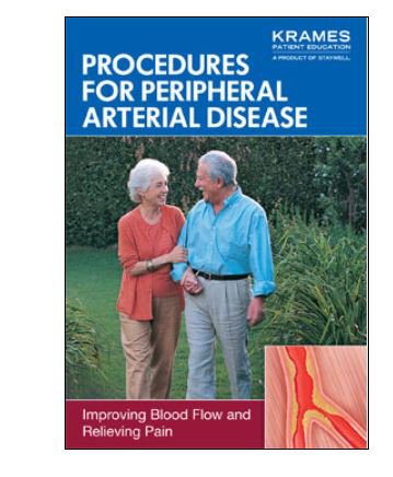 Picture of Patient Booklet Krames® Procedures for Peripheral Arterial Disease12206