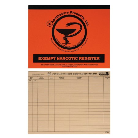 Picture of Record Book Narcotic Record52630