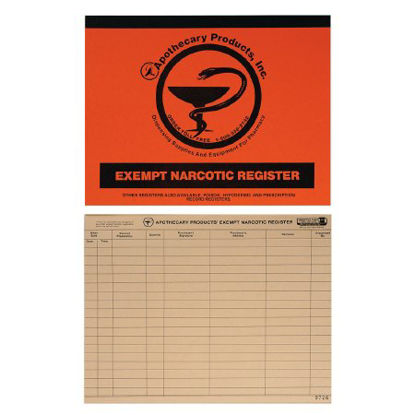 Picture of Record Book Narcotic Record52630