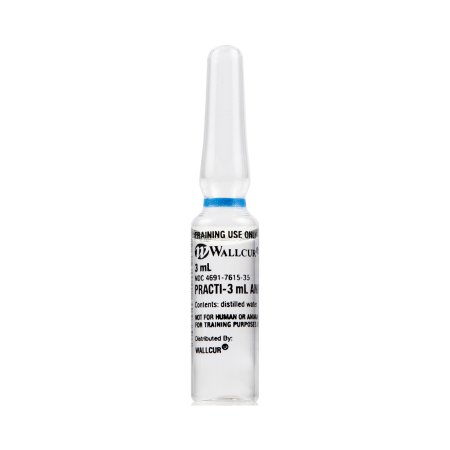 Picture of Clinical Training Medication Practi-3 mL Amp™ 3 mL Ampule Distilled Water Liquid430PA