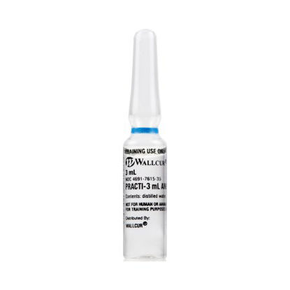 Picture of Clinical Training Medication Practi-3 mL Amp™ 3 mL Ampule Distilled Water Liquid430PA