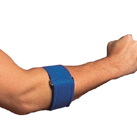 Picture of Elbow Support One Size Fits Most Hook and Loop Closure Tennis Elbow Elbow 7 to 15 Inch Forearm Circumference Royal Blue1969-00