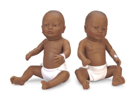 Picture of Black Baby Boy and Girl Nasco™ 10 lbs. VinylSB34423
