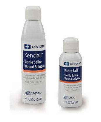 Picture of Saline Wound Solution Kendall™ 3 oz. Spray Can Sterile Saline90SAL
