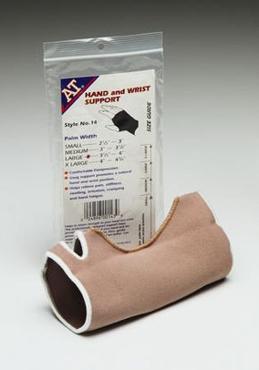 Picture of Wrist / Hand Support AT® Elastic Left or Right Hand Beige Medium14 MED