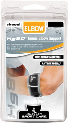 Picture of Elbow Brace Hg80™ Small / Medium Tennis Left or Right Elbow Black79018