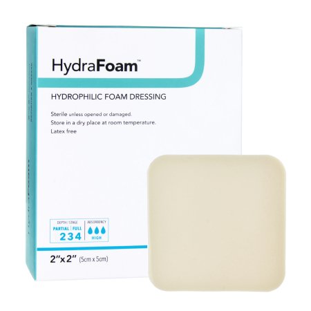Picture of Foam Dressing HydraFoam™ 2 X 2 Inch Square Non-Adhesive without Border Sterile00294E