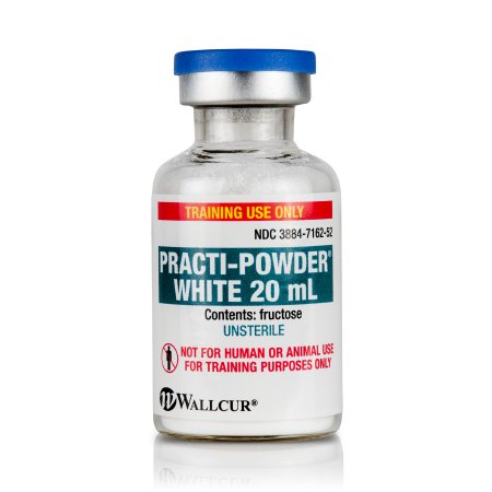 Picture of Clinical Training Medication Practi-Powder White™ 20 mL Vial White Reconstitution Powder469PL