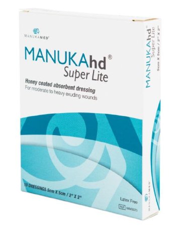 Picture of Impregnated Dressing MANUKAhd® Super Lite 2 X 2 Inch Polymer Manuka Honey SterileMM0070
