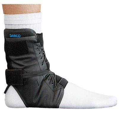 Picture of Ankle Brace Darco Web™ Medium Bungee / Hook and Loop Strap Closure Male 7-1/2 to 10 / Female 9-1/2 to 11 Left or Right FootWB2