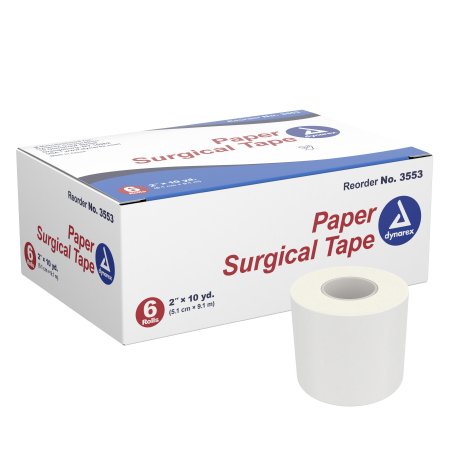 Picture of Medical Tape Dynarex® Porous Paper 2 Inch X 10 Yard White NonSterile3553