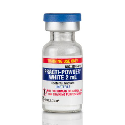 Picture of Clinical Training Medication Practi-Mini Powder™ 2 mL Vial White Reconstitution Powder417MP