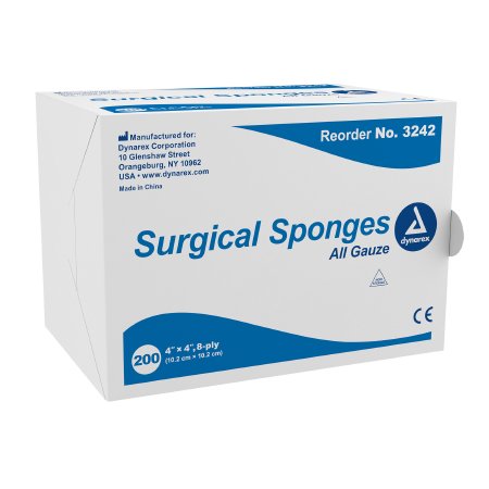 Picture of Gauze Sponge Dynarex® Gauze 8-Ply 4 X 4 Inch Square NonSterile3242
