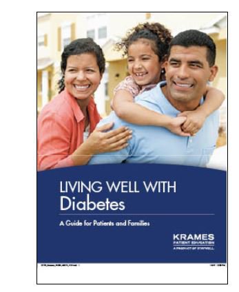 Picture of Patient Booklet Krames® Living Well with Diabetes Workbook12170