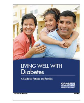 Picture of Patient Booklet Krames® Living Well with Diabetes Workbook12170