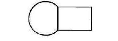 Picture of Orthopedic Pin Protector MicroAire® White, 0.045 mm Diameter, 0.42 mm Usable Length1601-045