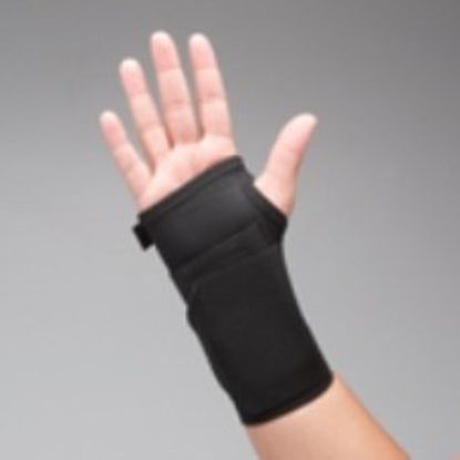 Picture of Wrist Support with Tension Strap Elastic / Plastic Left Hand Black X-Large1378-L-XL