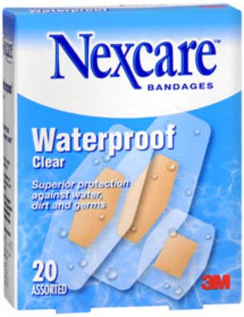 Picture of Adhesive Strip 3M Nexcare™ 7/8 X 1-1/16 Inch / 1-1/4 X 2-1/2 Inch / 1-1/16 X 2-1/4 Inch Plastic Rectangle Sheer Sterile05113199524