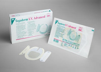 Picture of I.V. Specialty Dressing 3M™ Tegaderm™ Adhesive / Film 3-1/2 X 4-1/2 Inch Sterile1685
