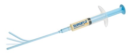 Picture of Absorbable Gelatin Sponge SURGIFLO® Hemostatic Matrix 8 mL Prefilled Syrinige Porcine Gelatin Sterile2991