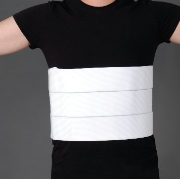 Picture of Abdominal Binder Large Hook and Loop Closure 60 to 75 Inch Waist Circumference AdultAB 360 ABDOMINAL BINDER