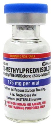 Picture of Clinical Training Medication Practi-Methylprednisolone™ 2 mL Vial White Reconstitution Powder481ML