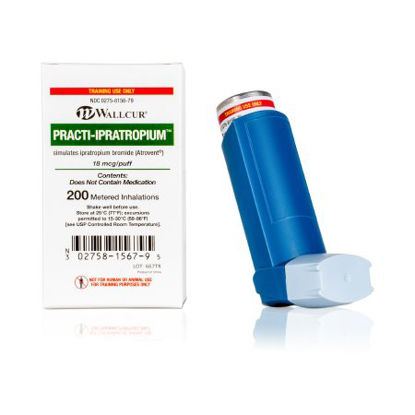 Picture of Clinical Training Medication Practi-Ipratropium Inhaler™ 18 mcg / Puff Inhaler Aerosol Propellant Liquid667TR
